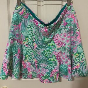 Lilly Pulitzer Carmelia Banana Split Skort Size Large